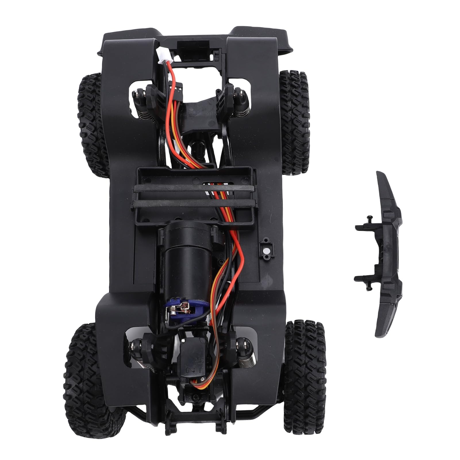 Bnineteenteam Marco de Chasis de Coche RC, Reemplazo Ensamblado de Plástico de Alta Resistencia para Coches Modelo 1/18, Rodillo de Robot de Deriva sobre Orugas DIY