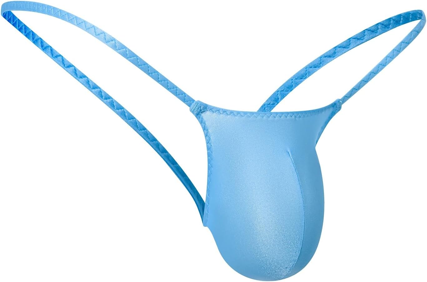 Men's Backless Thong V Back Sissies Tiny Thong Low Rise Sexy Underwear - Image 2