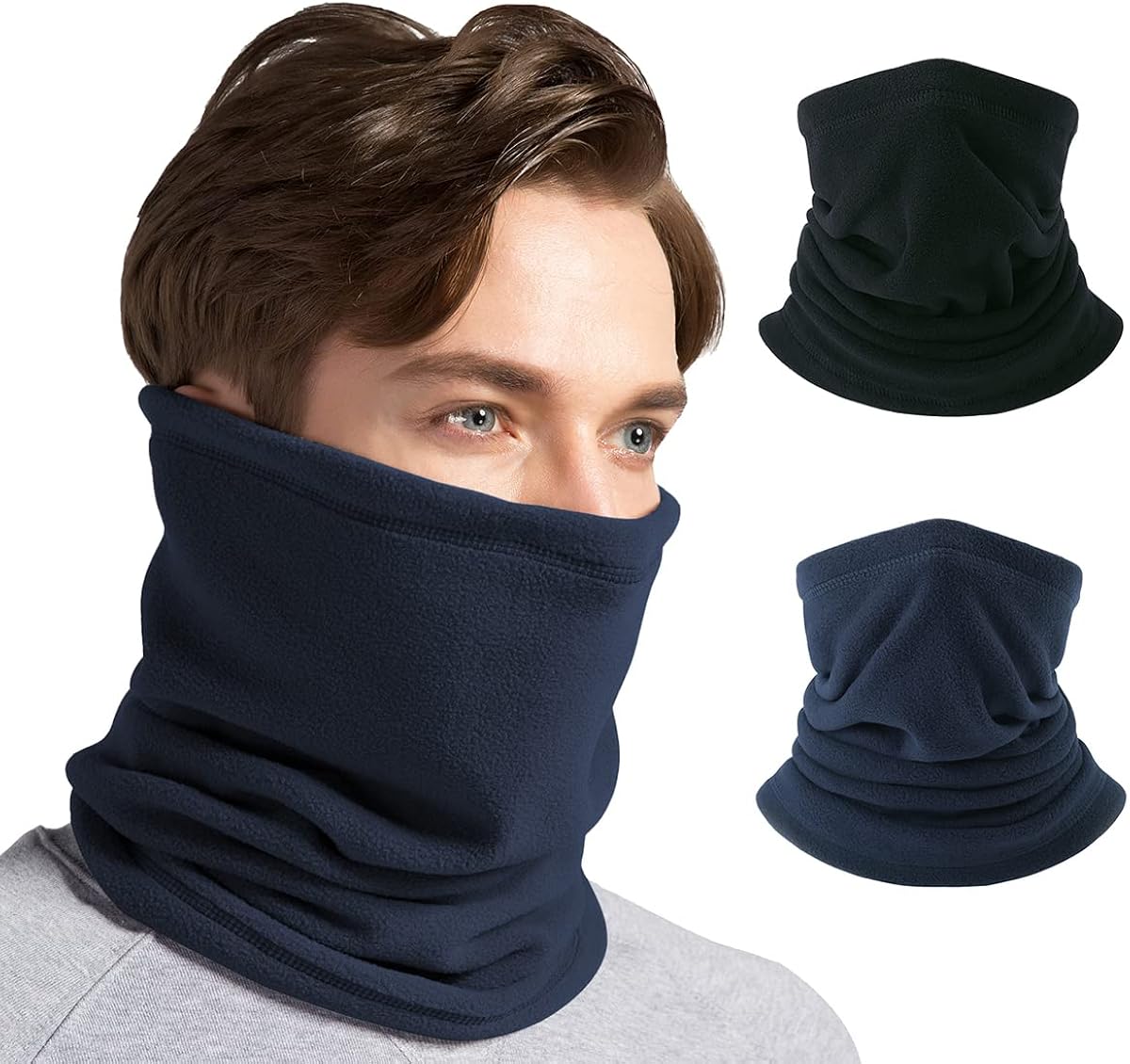 CUIMEI Fleece Neck Warmer Gaiter - Ski Face Mask Winter Neck Gaiter for Motorcycle Running Cycling : Clothing, Shoes & Jewelry