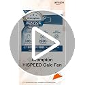 Image of Crompton HISPEED Gale Classic 400 mm Wall Mount Fan | Easy Neck Tilt Mechanism | Superior Air Delivery | Smooth Oscillation | 2 Year Warranty | Black
