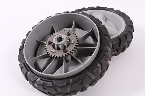 ANYTOY 580365301 Paquete de 2 ruedas de 8 pulgadas para HU675AWD HU725AWD HU800AWD LC356AWD Reemplazo para Husqvarna