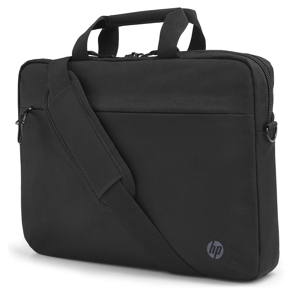 HP Professional TopLoad Briefcase Messenger Bag for Laptop/Chromebook/Mac, RFID, Suitcase Pass-Through - Grey