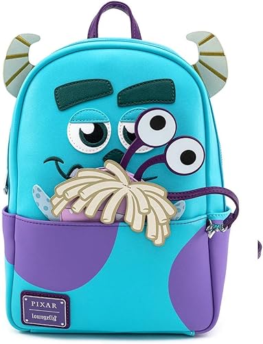 Miniatura 2 de Loungefly Disney Sully with Boo Pouch Cosplay - Bolso de hombro con doble correa para mujer Multi
