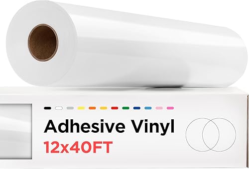 Miniatura 23 de Vinilo Permanente (Paquete de 50, 12" x 12") - 40 Vinilo Adhesivo (Mate y Brillante) + 10 Cintas de Transferencia, 1 Raspador, Impermeable