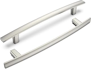 homdiy 20 Pack Brushed Nickel Cabinet Pulls, Solid Zinc Alloy, 5 Inch CC
