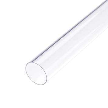 uxcell Clear Rigid PVC Pipe 29/32