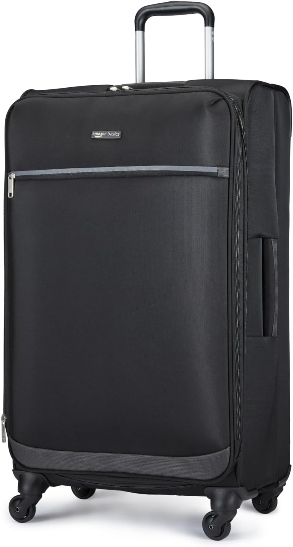 Amazon BasicsSoftside Spinner suitcase - 29 inch (73cm), Black
