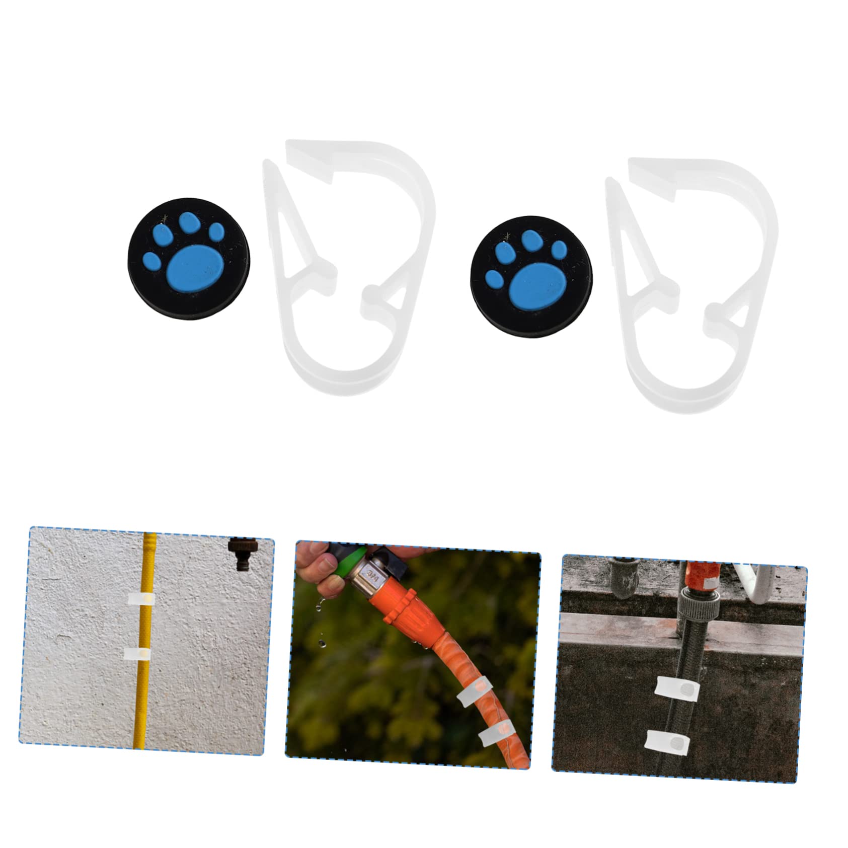 PRETYZOOM Plastic Hose Clamp 100pcs Tube Clamps for Beer Wine Making Flow Control