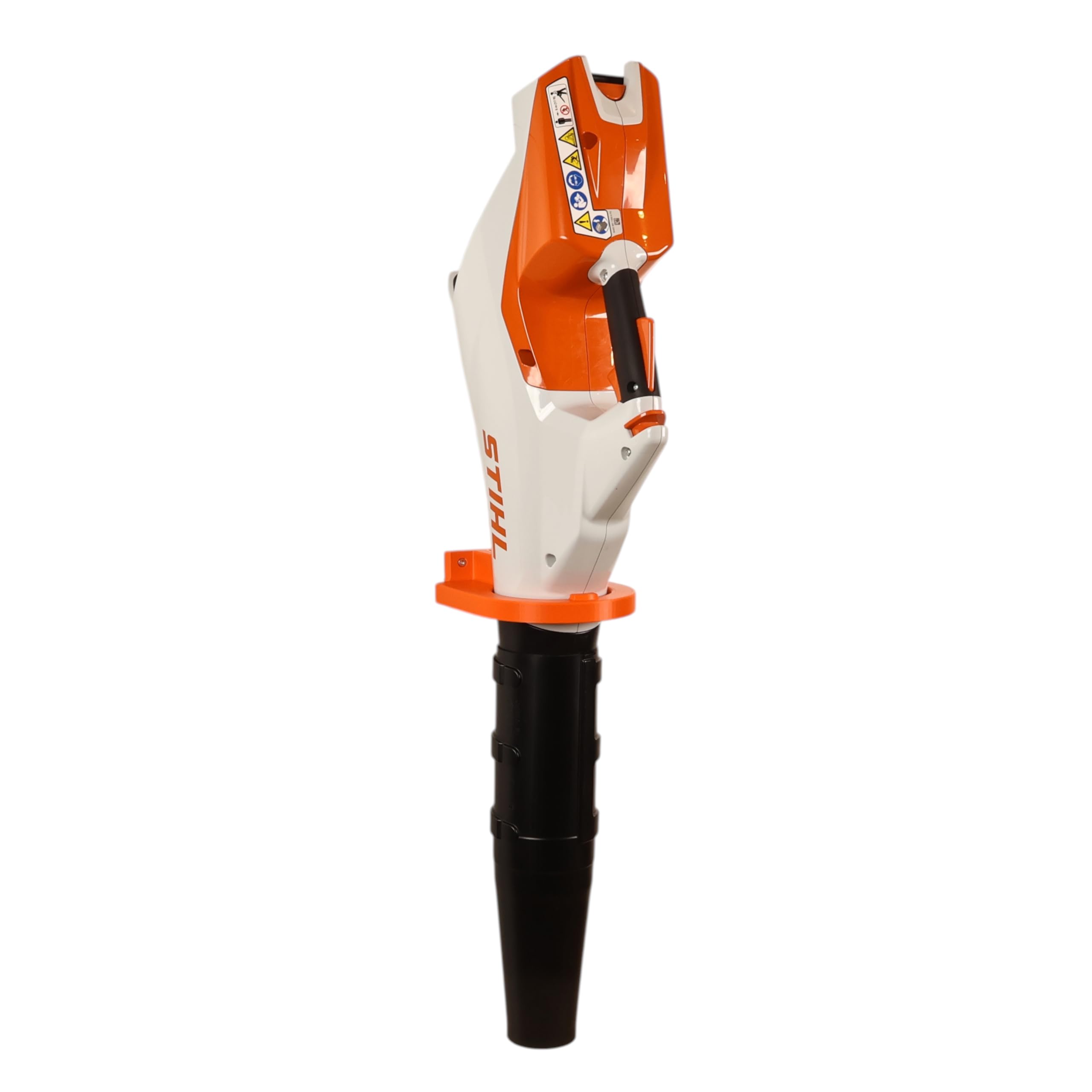 Halterung passend für STIHL BGA 86 Akku Laubbläser AP System Wandhalterung Gerätehalterung Zubehör Befestigung (Orange)