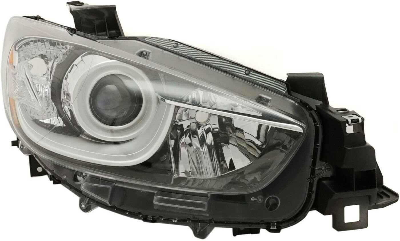 Headlight Bulb Right Passenger Side Clear Lens Driving Head Light Headlamp Hand for Mazda for CX-5 GS/GT/Sport 13 S/I 14-16 MA2519146 14752609