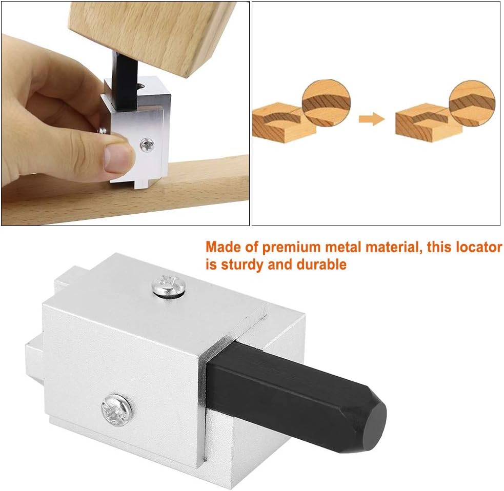 Aluminum Alloy Square Quick Cutting Corner Chisel Wood Chisel for Square Hinge Recesses Mortising Right Angle, Punch/Chisel/Shovel