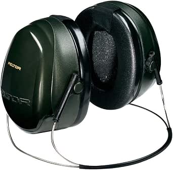 3M H7B Peltor Optime 101 Behind-the-Head Earmuff, Hearing Protection, NRR 26 dB, Green