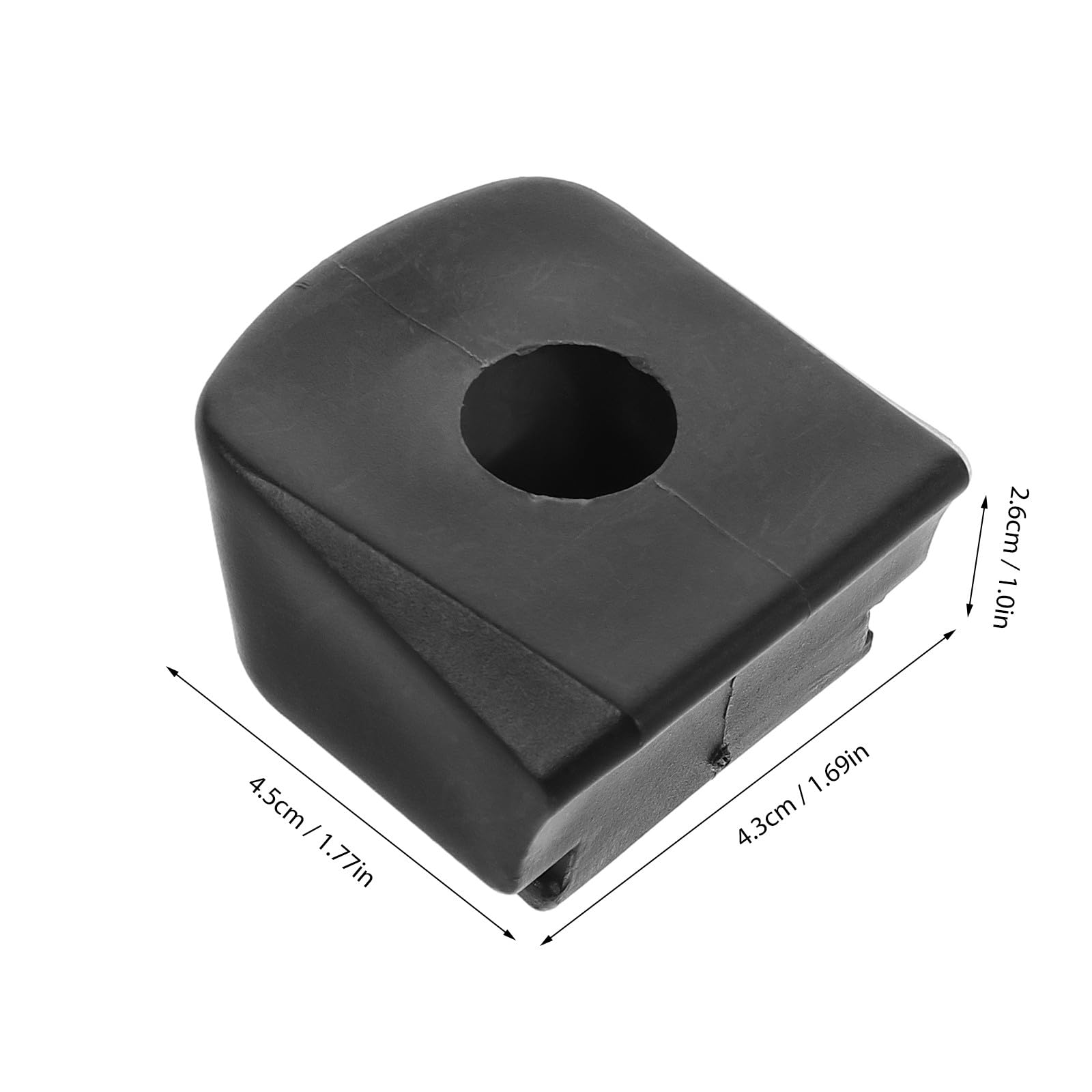 Topes de Freno PU Negro para Patines en Línea Compatibles Ruedas Accesorio Resistente al Desgaste