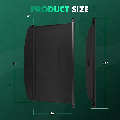 Miniatura 461 de SCITOO Cubierta de carga 2013 2014 2015 2016 2017 2018 compatible con Toyota RAV4 2.5L actualizado anti-mirón retráctil trasero maletero cubierta