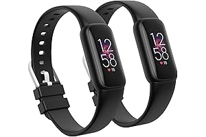 2 Pack Waterproof Bands Compatible with Fitbit Luxe Bands
