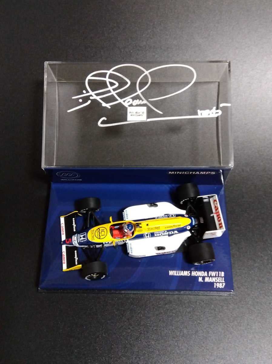 ナイジェル・マンセル 直筆サイン入り写真 Williams F1 1992