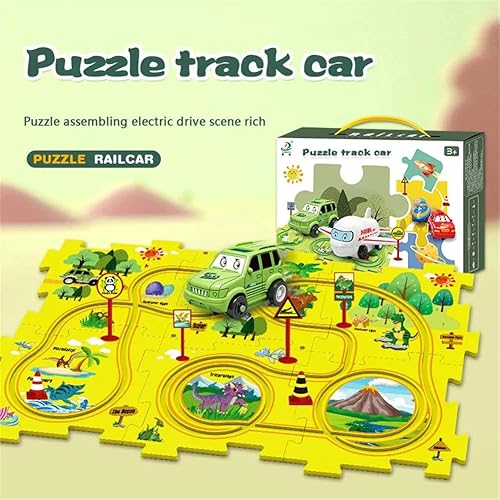 Miniatura 2 de Puzzle Racer - Juego de pistas de coche para niños, el mejor juego de rompecabezas de Blooming Babies 2024, juego educativo para niños, pista de