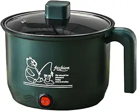 YWJLQH Panela elétrica pequena para arroz, antiaderente, multiuso, com cabo anti-queimadura, para fazer sopa, macarrão, fritar, massa, ovos, bife, Só Pote