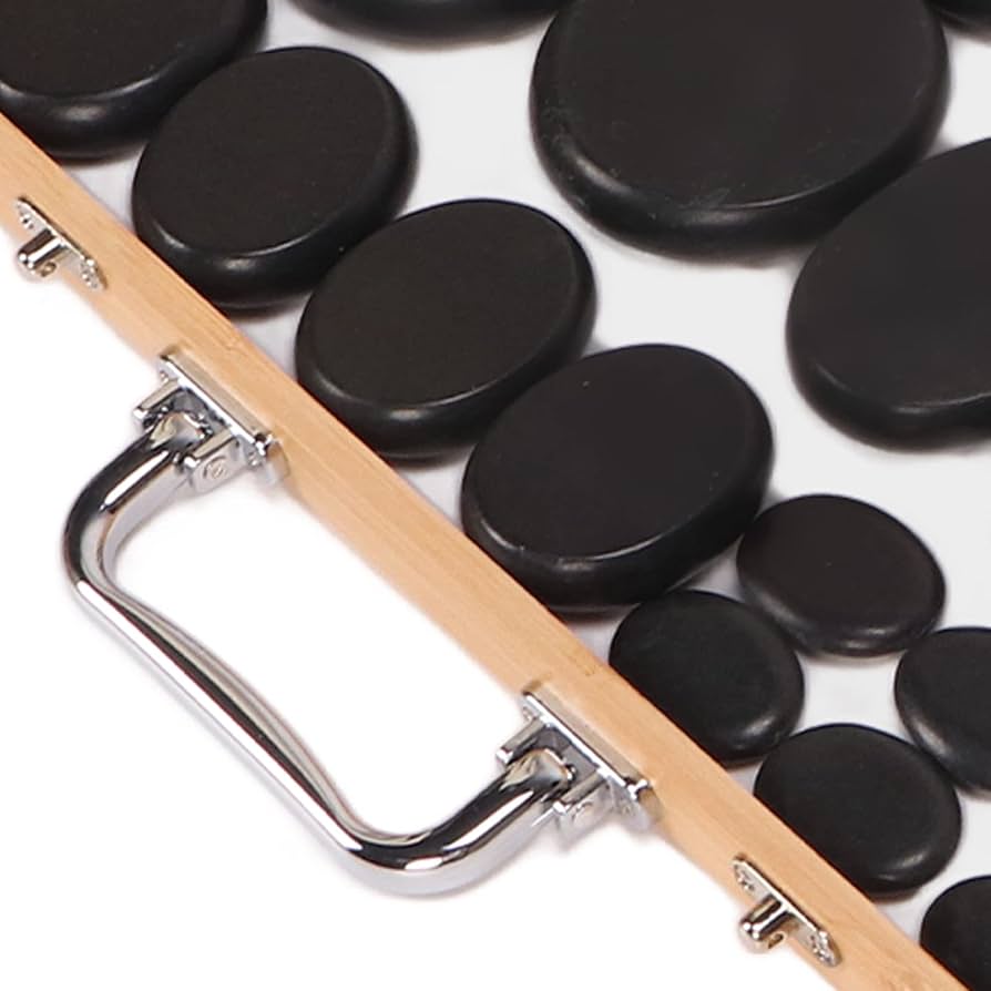 Amazon.co.jp : ホットマッサージストーン、20個の電気ホットストーン