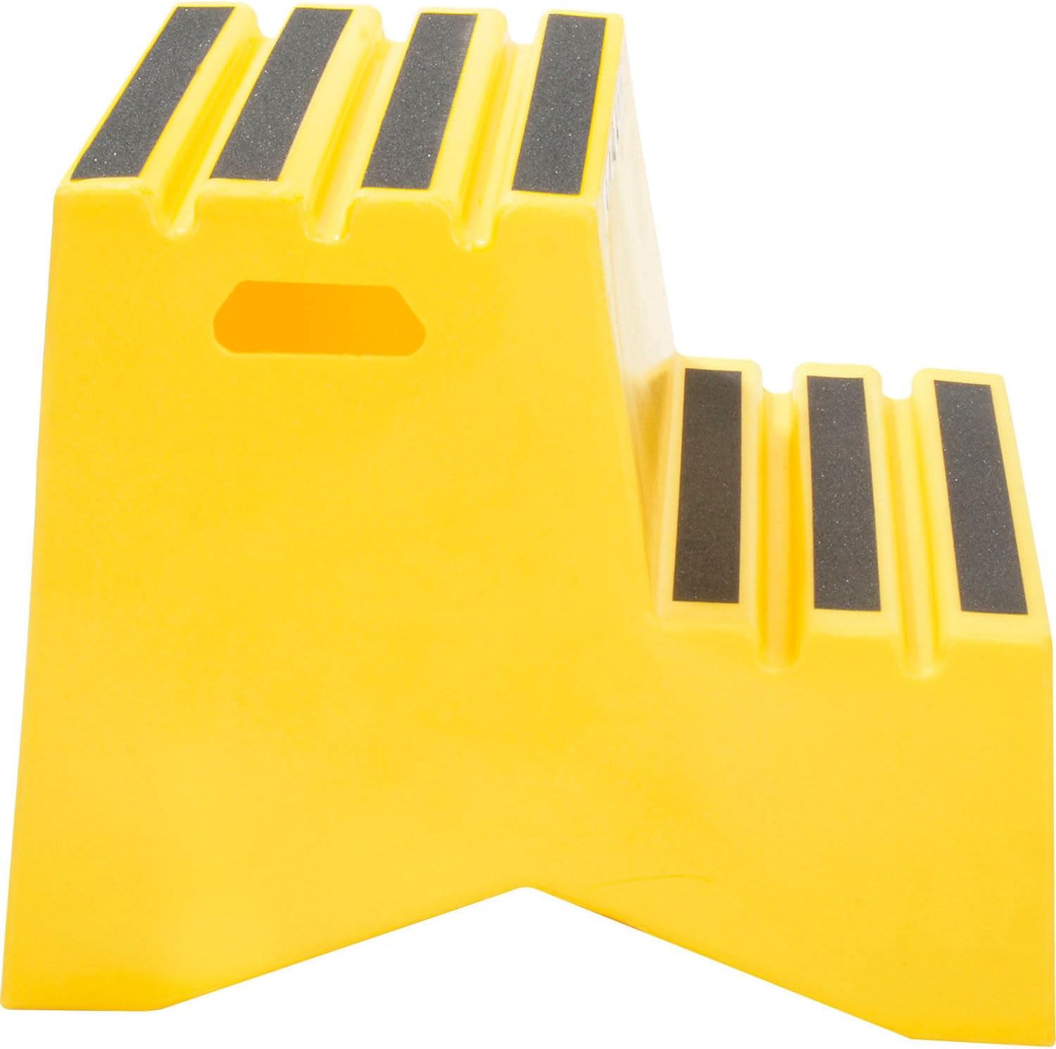 2 Step Plastic Step Stand - Yellow 21"W x 24-1/2"D x 19-1/2"H - ST-2 YEL - 1 Each