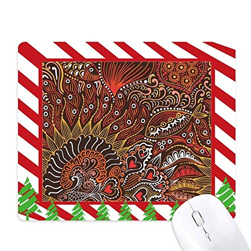 Tapis de souris poissons colorés abstraits avec revêtement haute densité