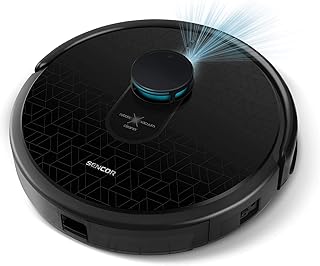 Sencor Li-Ion 2600 mAh 65 DB - Aspirador robotizado, Color Negro