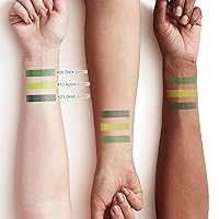 Vista 5 de Juego de 3 lápices delineadores de ojos coloridos, lápiz de sombra de ojos, kit de delineador de ojos perlado metálico con purpurina para mujeres