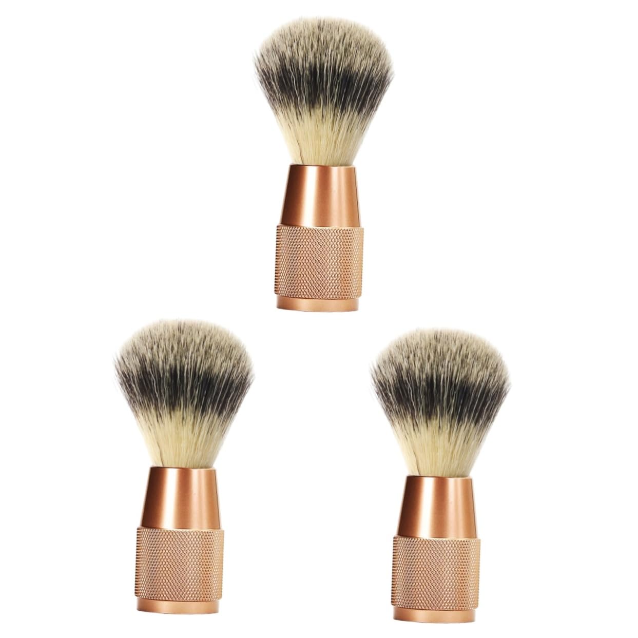 Didiseaon 3pcs Beard Brush for Men Gentle Shaving and Care Tool Soft Nylon Bristles for Comfort