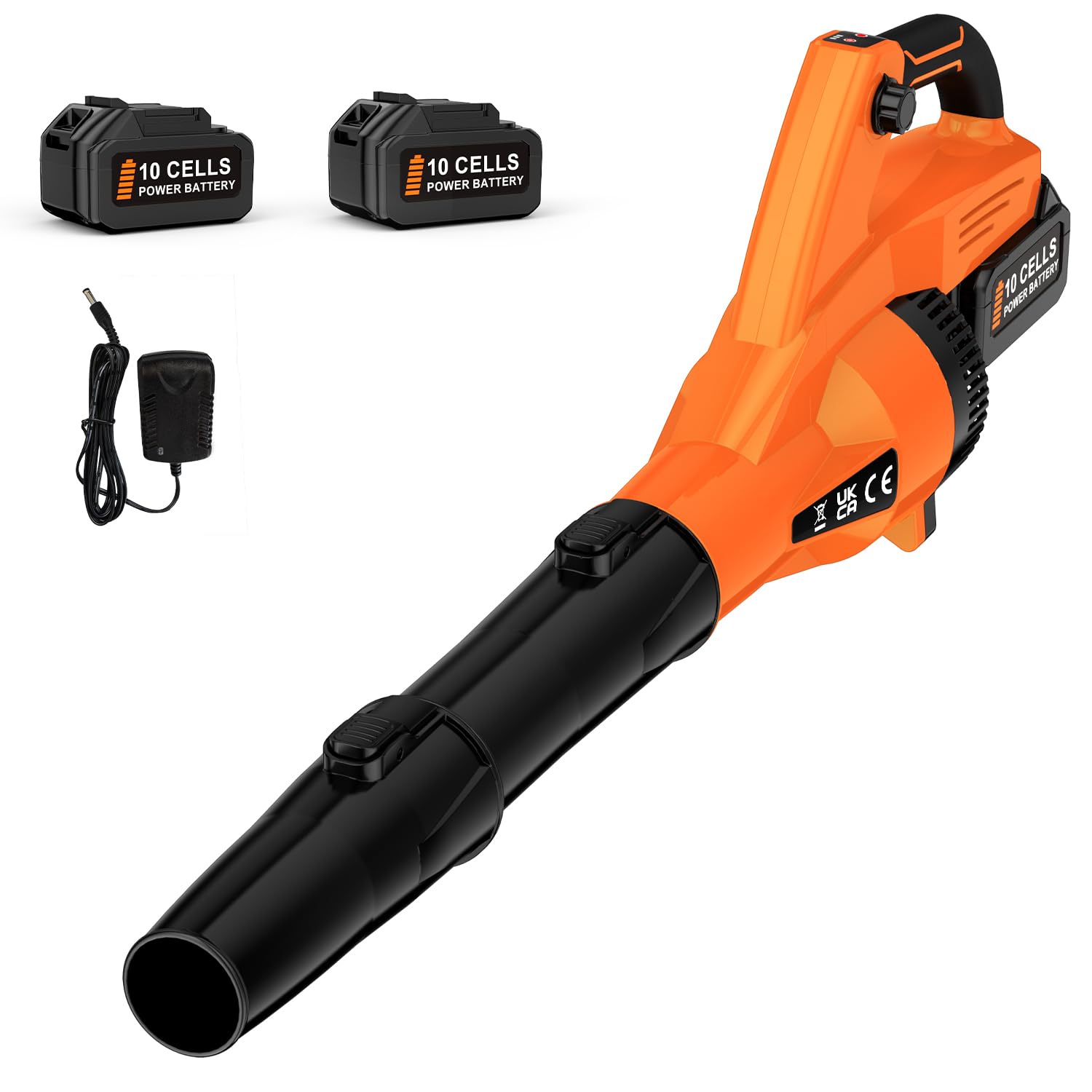 650CFM Cordless Leaf Blower with 2 Batteries