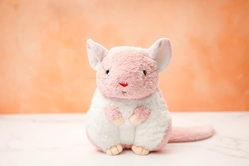 Chi-Chi The Chinchilla - Exclusivo animal de peluche rosa suave, 9 pulgadas, para niños