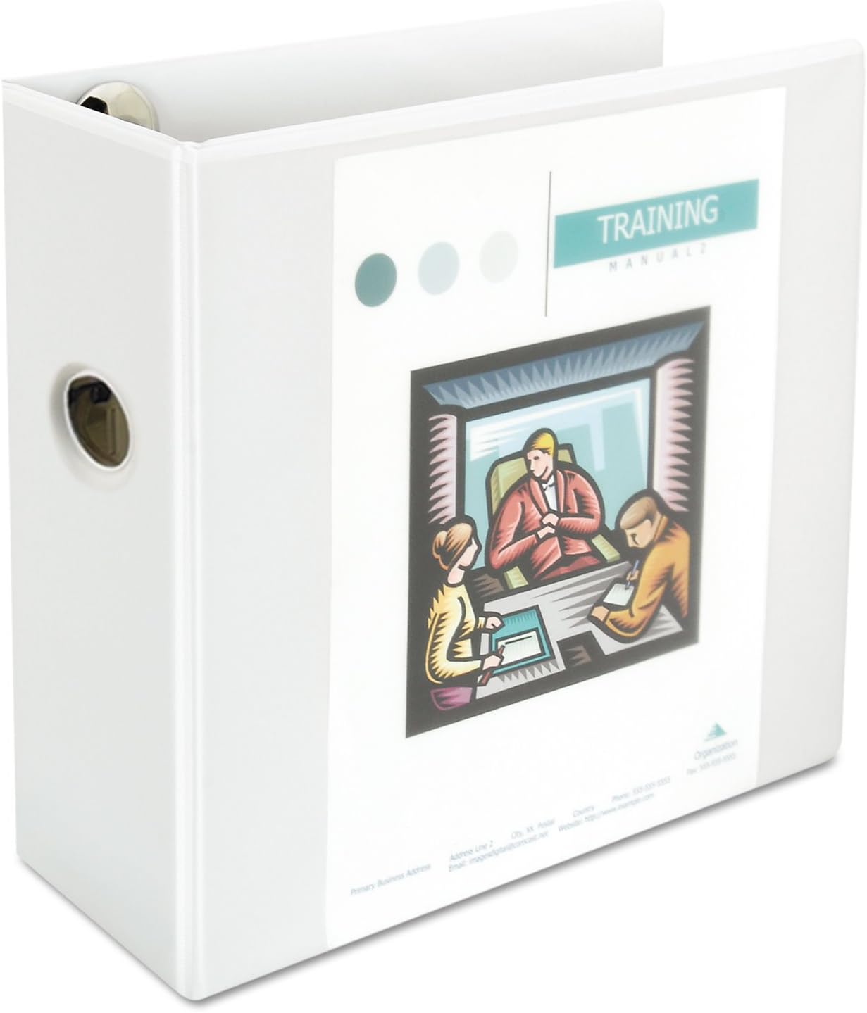 Universal One Durable Ring Binder, White (30756)