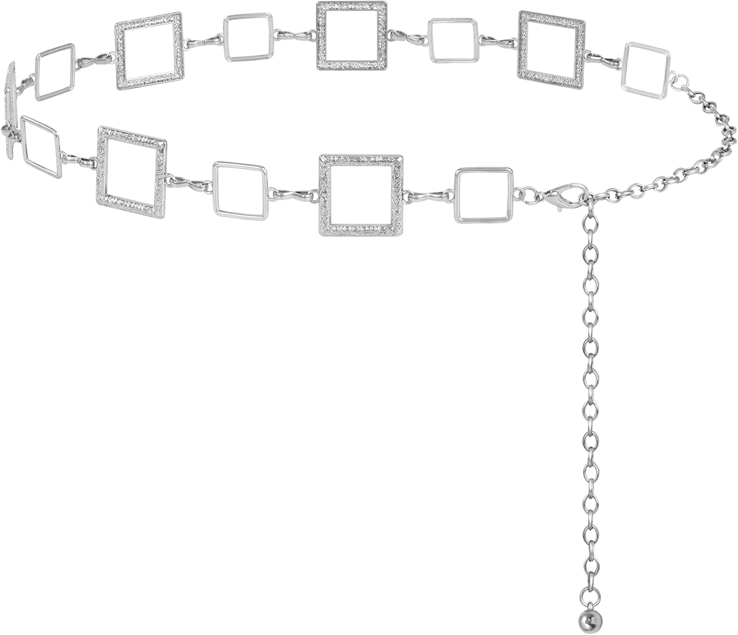 FIORETTO Chain Belts for Women Fashion Metal Waist Chain Chunky Belts for Dresses Jeans