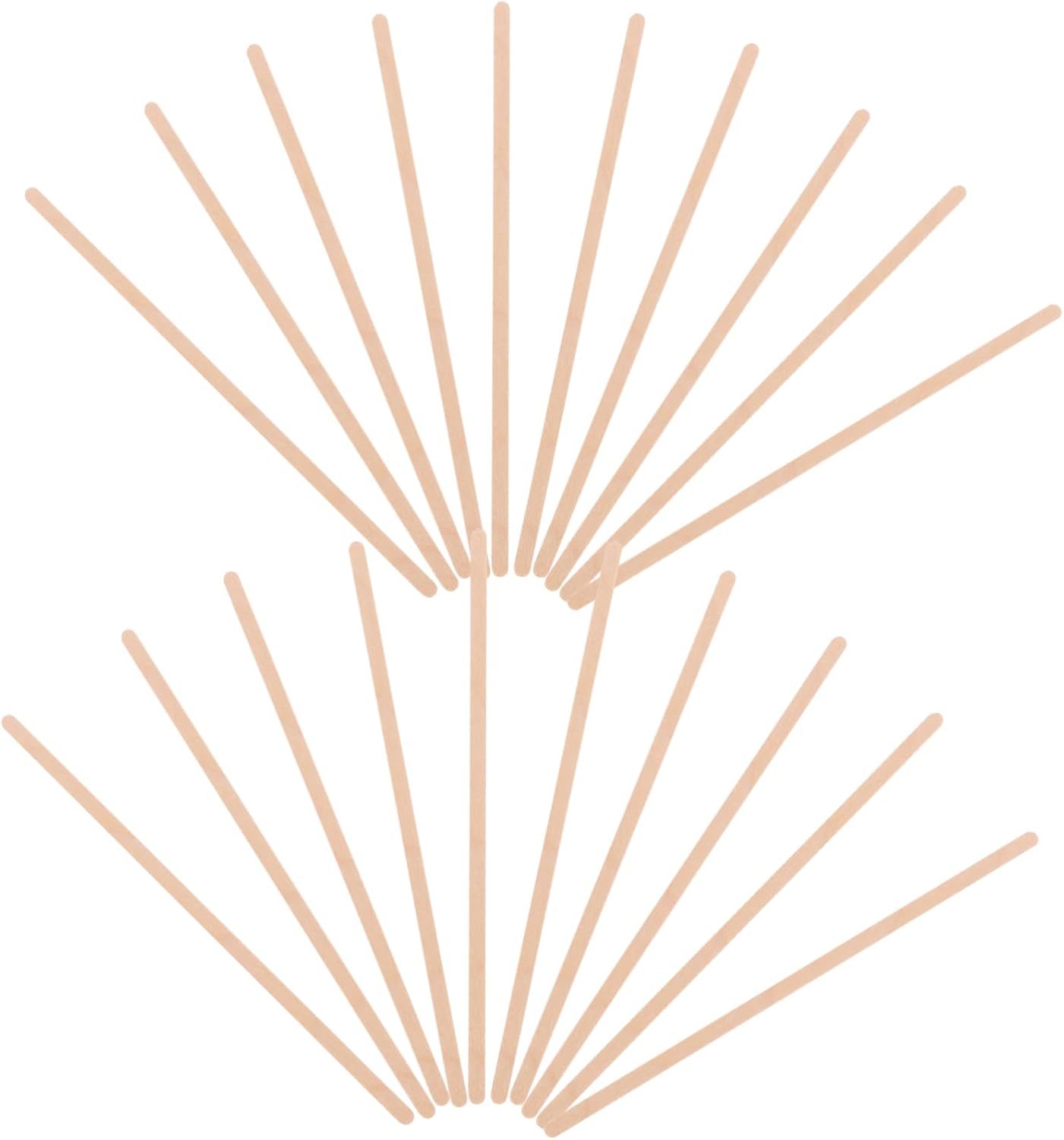 Cabilock 150pcs Wooden Stirrer Sticks 14cm Bar Drink Stirrers for Coffee Tea Latte Hot Drink Cocktail Bar Accessory