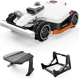 Mammotion LUBA 3 AWD 3000 avec Garage Standard et Station de Lavage, Positionnement Tri-Fusion 360° LiDAR+NetRTK+AI Vision, 80% pentes, Gestion multizone jusqu'à 30 Zones, Hauteur de Coupe 25-70 mm