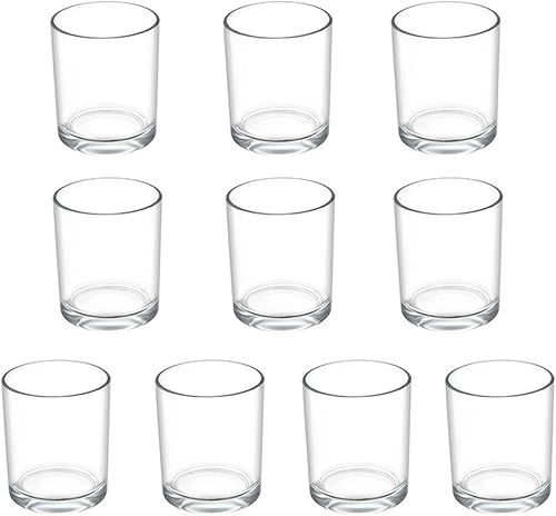 Teelichtgläser, 10 Stück Kerzenhalter Glas (Ø4.5cm X H…