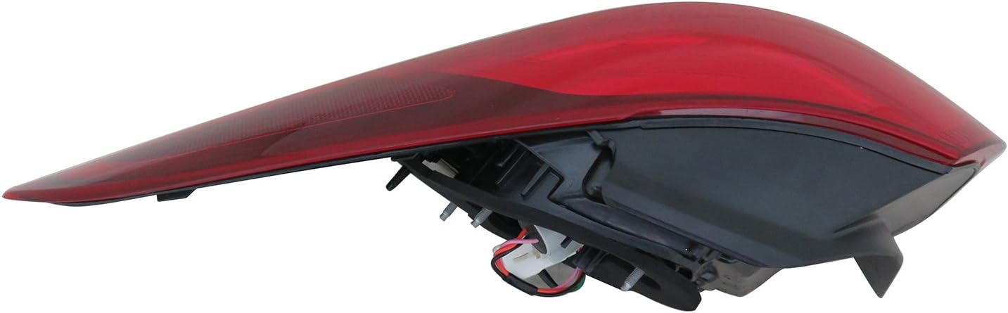 TYC Right Tail Light Assembly Compatible with 2017-2018 Kia Forte