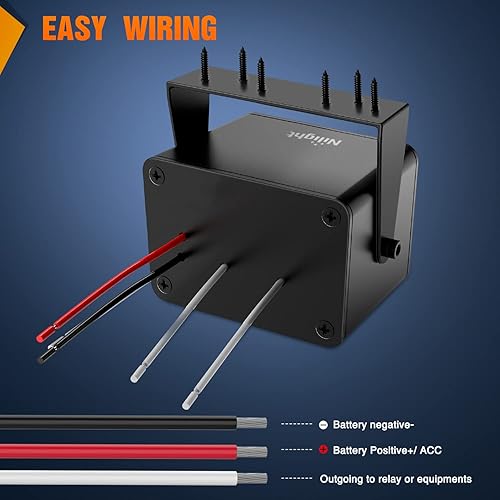 Miniatura 9 de Nilight Caja de interruptor basculante de 2 cuadrillas 12V SPST ON Off PD tipo C y QC 3.0 cargador USB, voltímetro, panel de aluminio impermeable,