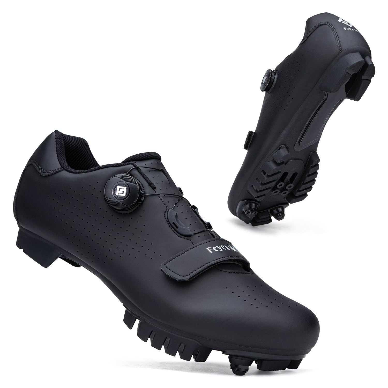 Feyenold Buty rowerowe, męskie, do jazdy na rowerze górskim, damskie, MTB, kompatybilne z SPD Cleats