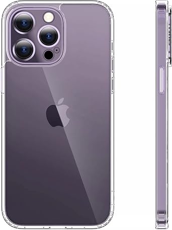 iPhone 14 Pro Max Clear Case. Transparent Hybrid Acrylic Protective Cases for iPhone 14 Pro Max.Screen Size 6.7