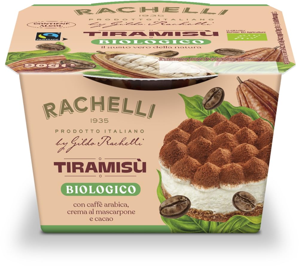 Gildo Rachelli frisches Tiramisu Einzelbecher, aus Italien 6 x 90 g