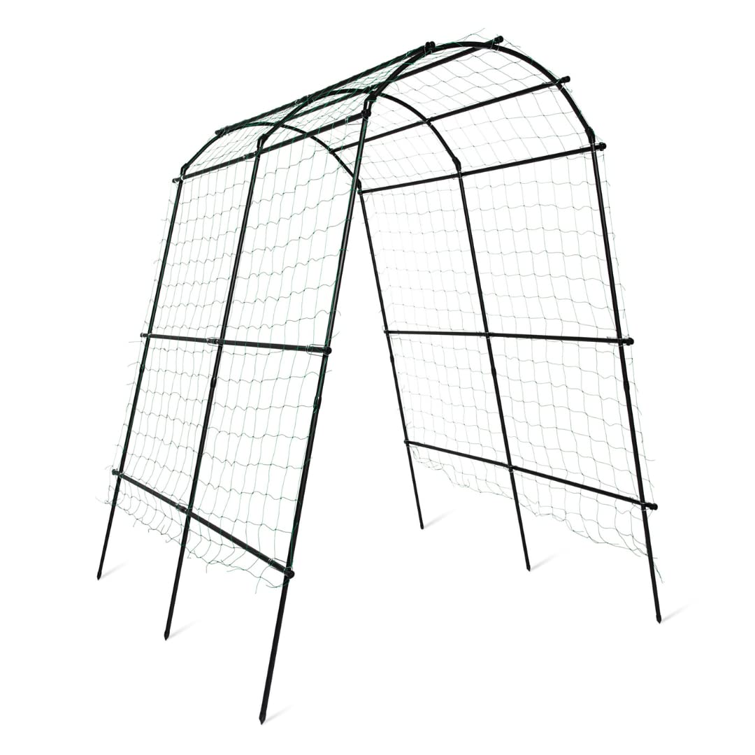 Buy Gardener’s Supply Company Extra Tall Garden Arch Arbor 80in Titan