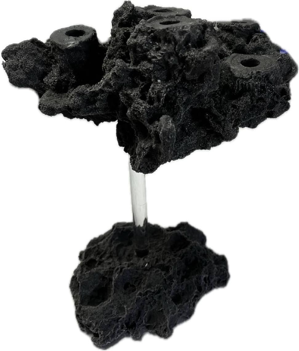 Ocean Aquaria SANDBED 7 Hole Floating Look Frag Rack/Rock Island for Live Coral Plug Ons