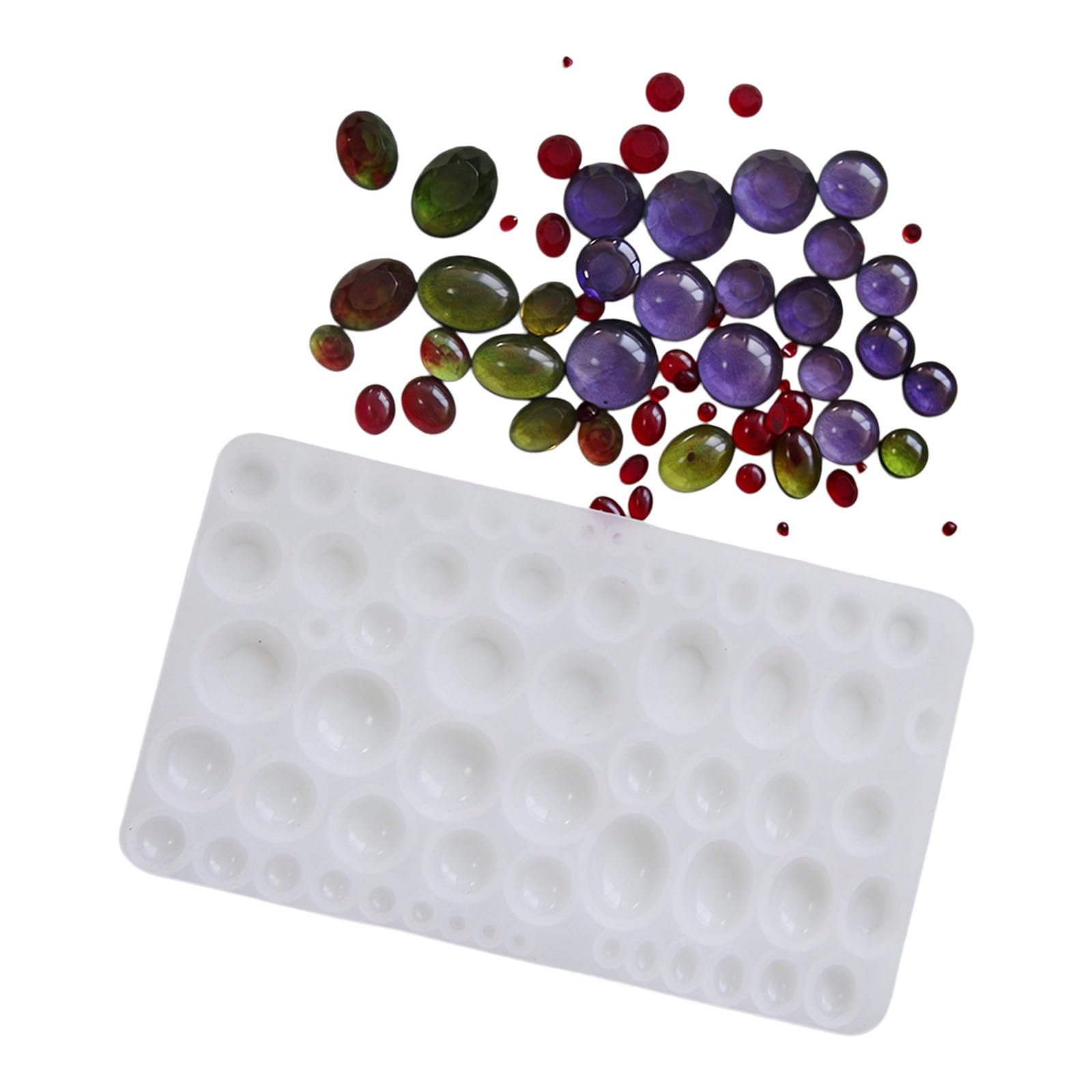 Linvimia Professional Flexible Silicone Jewelry for Home Decoration Projects Oval