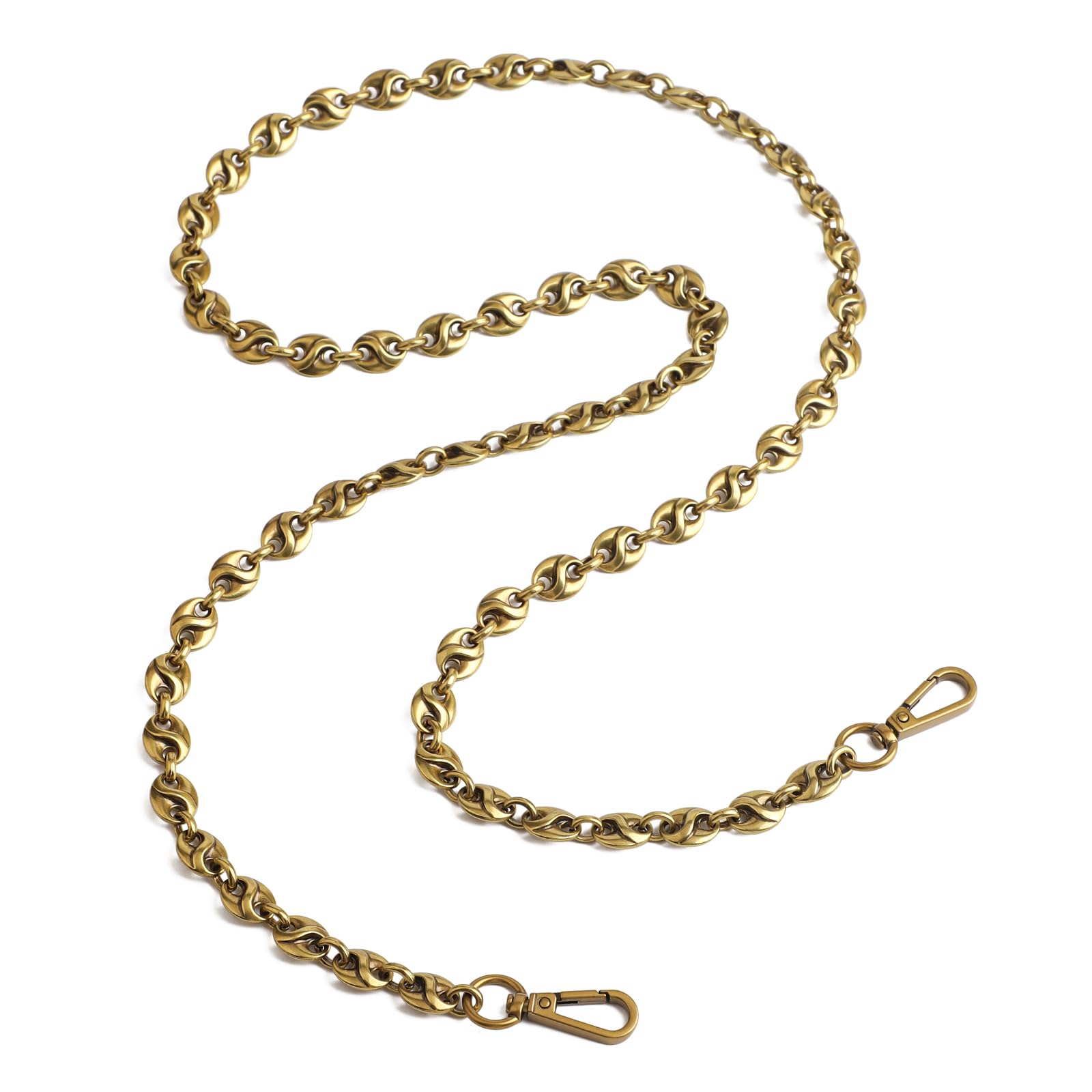 Luxury Purse Chain Handle Strap Replacement for Shoulder Crossbody Bag or Handbag, 47/23.6 Inch Long-image-5