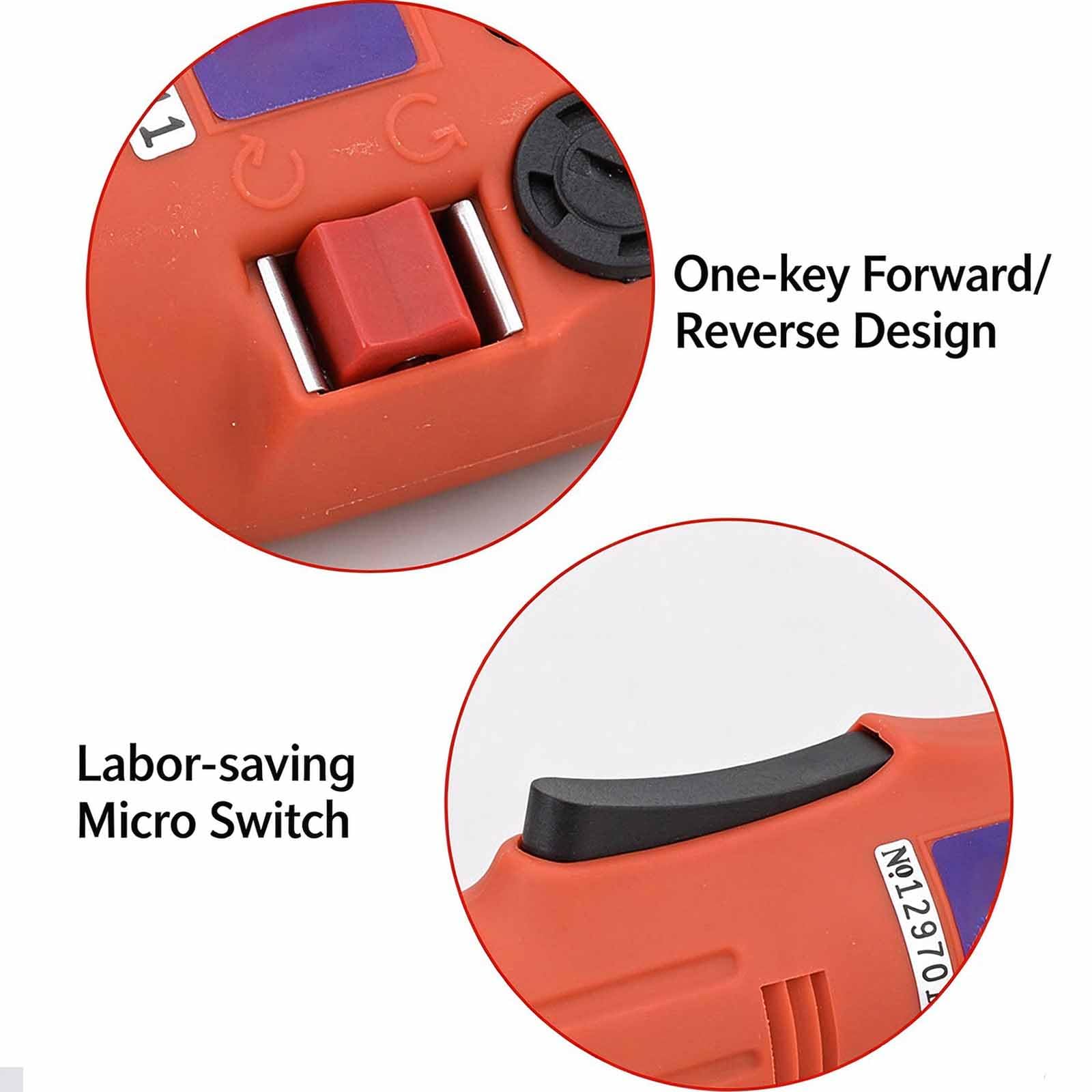 Tappatrice Elettrica Portatile, Sigillatura Sicura Di Tappi Da 10 A 50 Mm, Motore Efficiente Da 80 W Per Una Sigillatura Rapida, Coppia Regolabile, Ideale Per Flaconi Alimentari