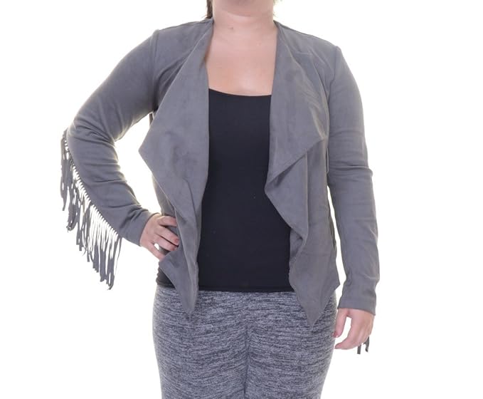 fringe sleeve jacket