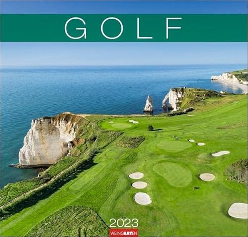 Golf Kalender 2023. Die schönsten Golfplätze in einem Wandkalender 2023 Großformat. Imposante Aufnahmen in einem hochwertigen Fotokalender, ein tolles Geschenk für Golfer.