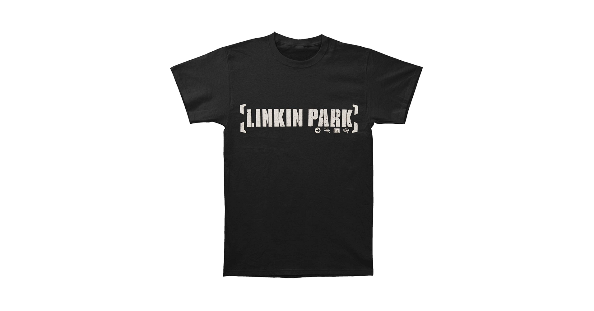 Amazon.com: Linkin Park Men's Bracket Logo Slim Fit T-Shirt