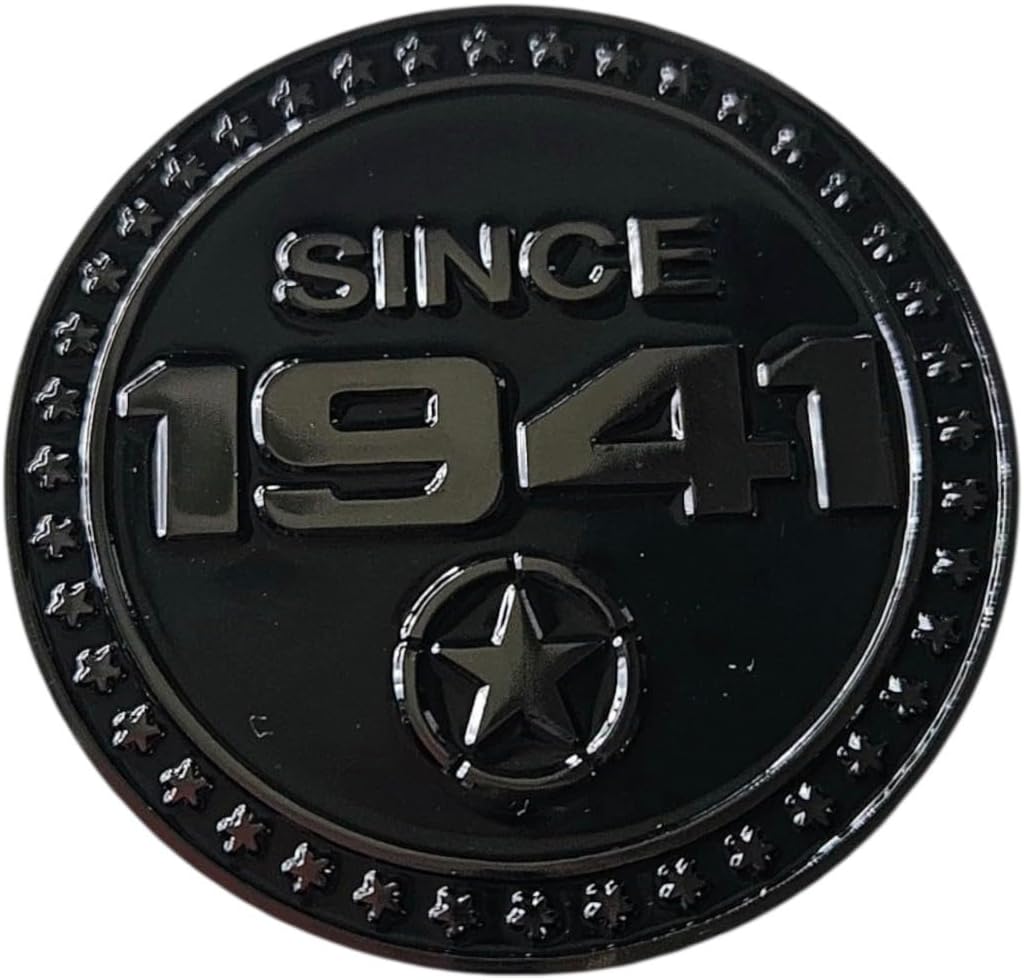 Blackout Badge for Jeep Gladiator JT and fit Jeep Wrangler JL JK Vehicle Emblem