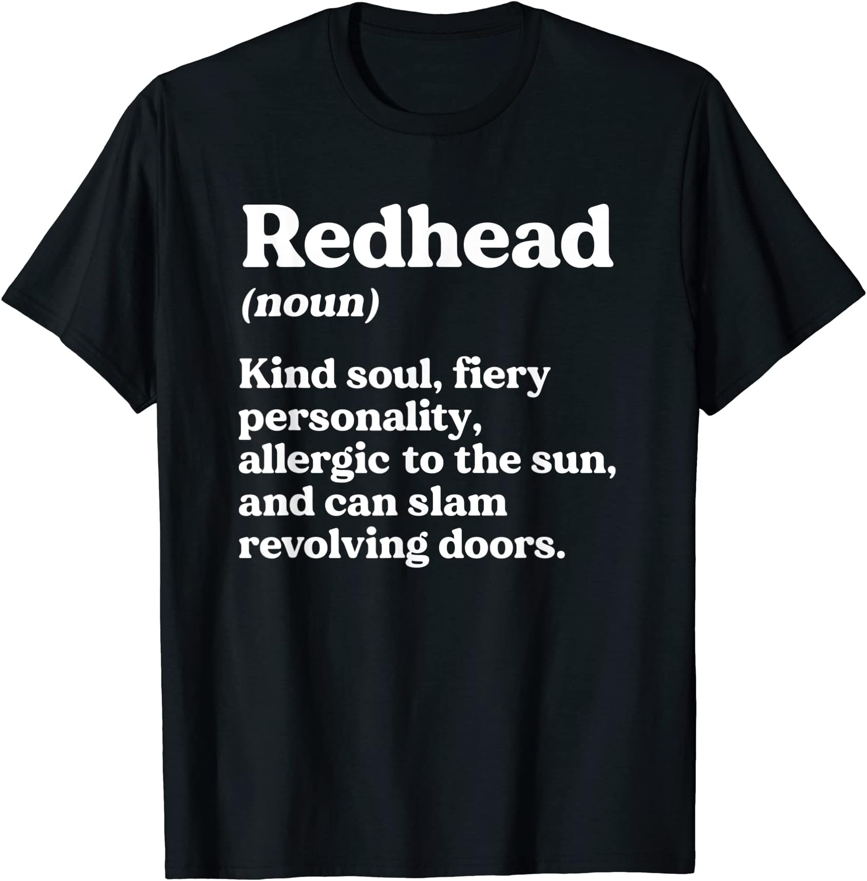 The Rebel RedheadFunny Redhead Definition Ginger Red Hair MC1R Gene T-ShirtOEKO-TEX STANDARD 100